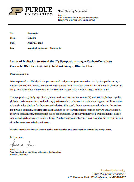 Letter of Invitation